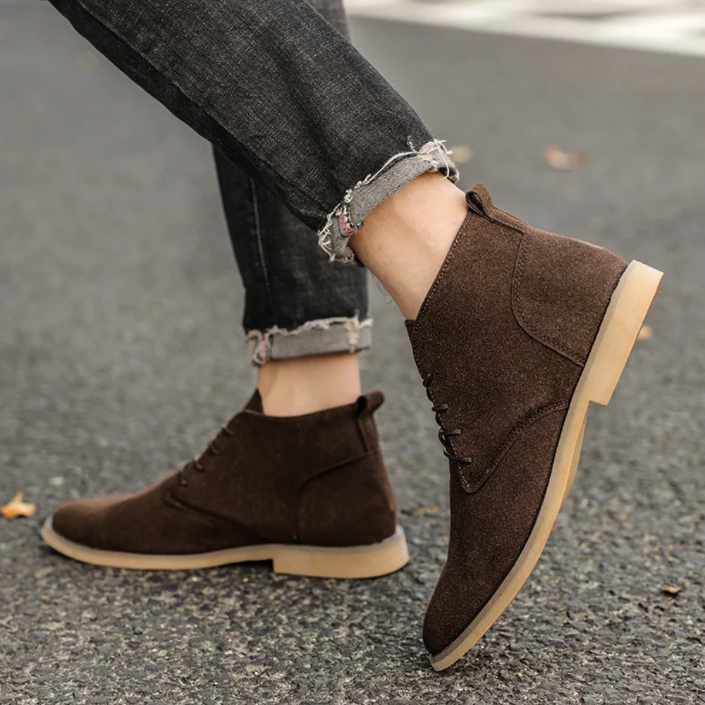 The Santorini British Suede Boot