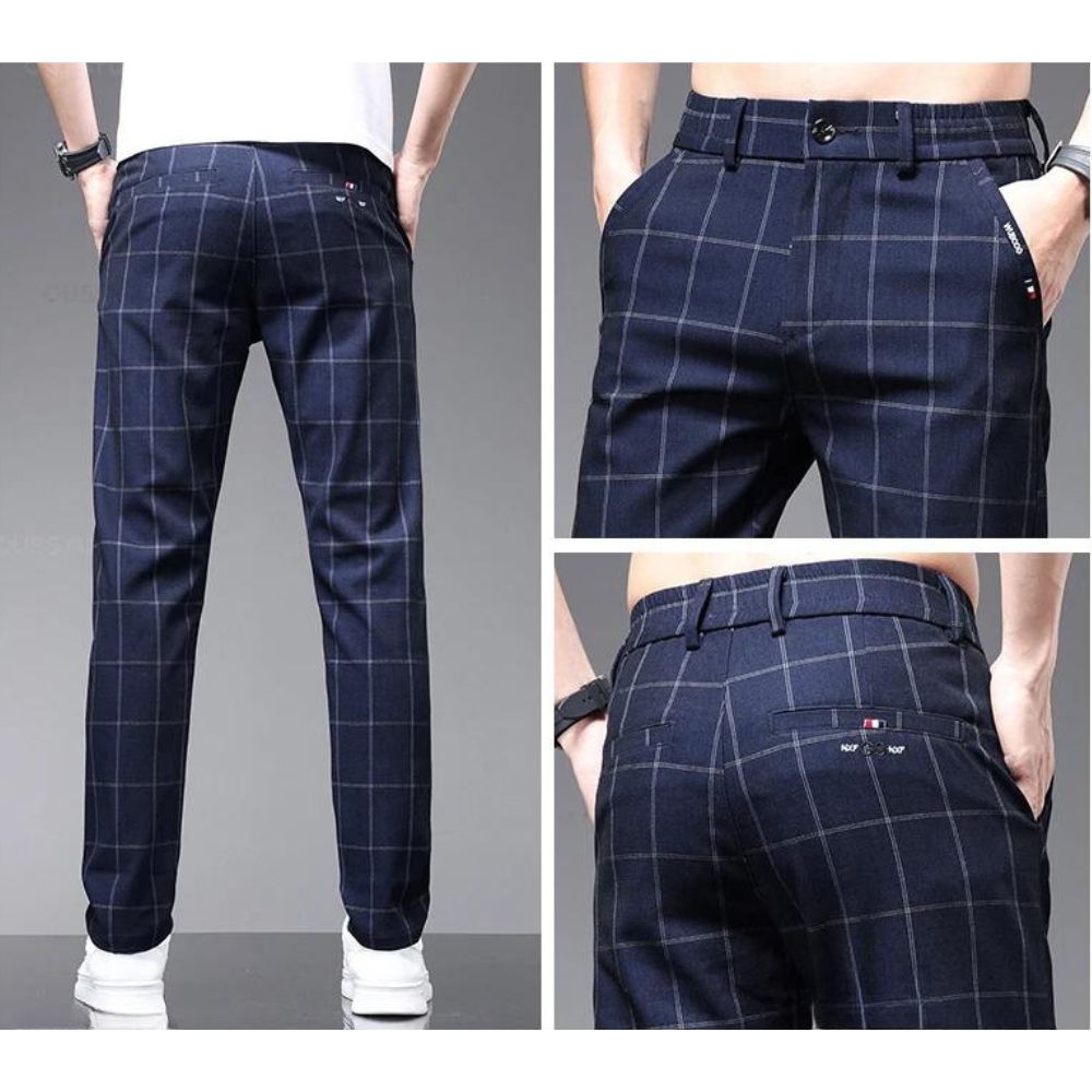 Santorini Checkered Pants