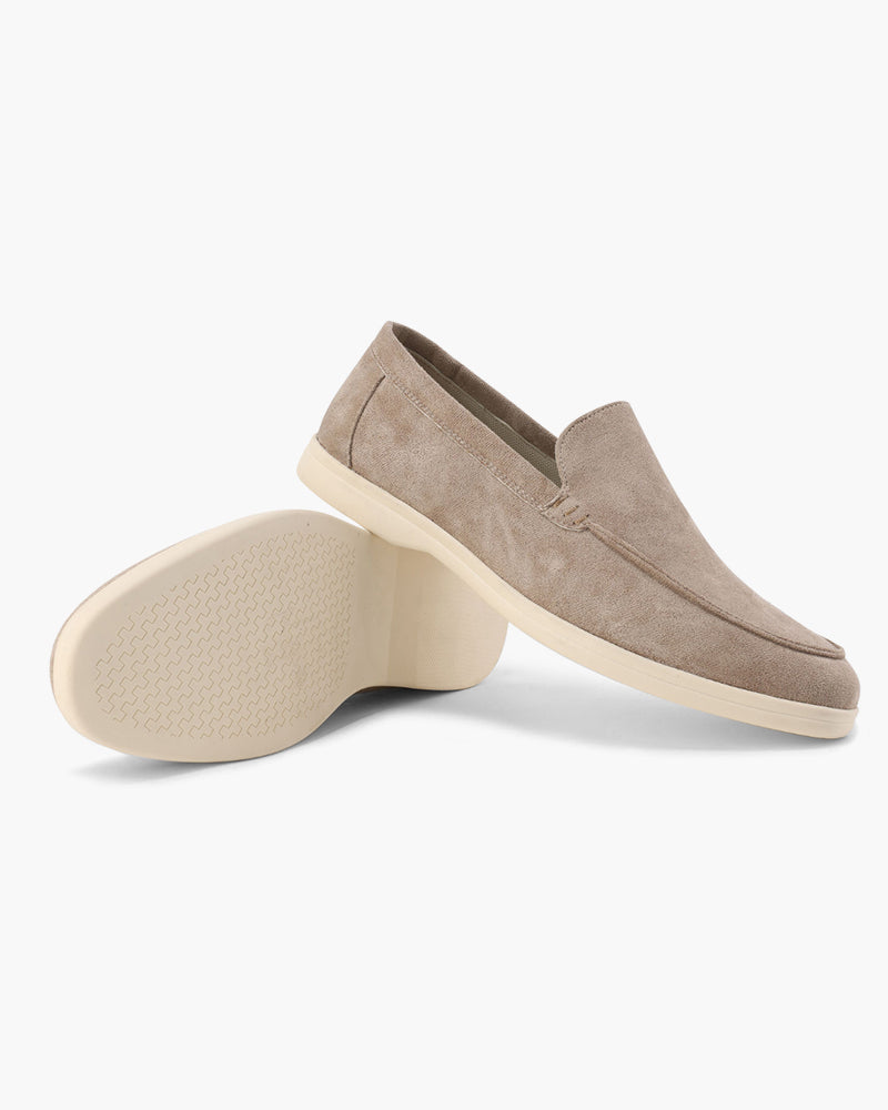 Santorini Old Money Suede Loafers
