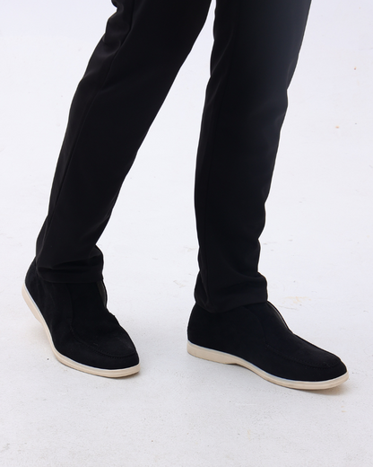 Santorini Old Money High Suede Loafers