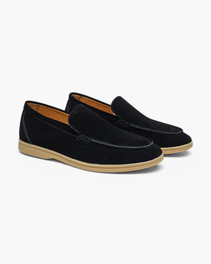 Old Money Slip-Ons Suede Loafers