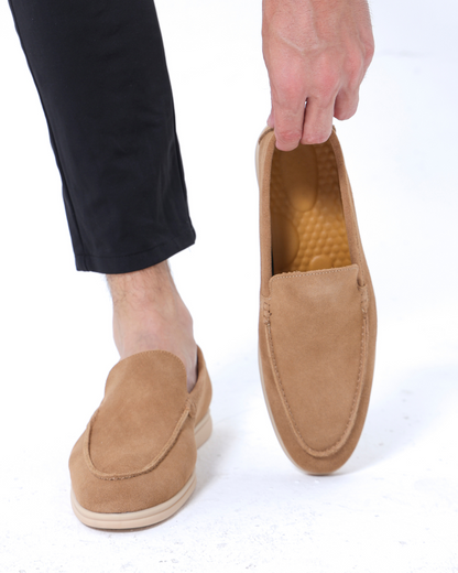 Old Money Slip-Ons Suede Loafers