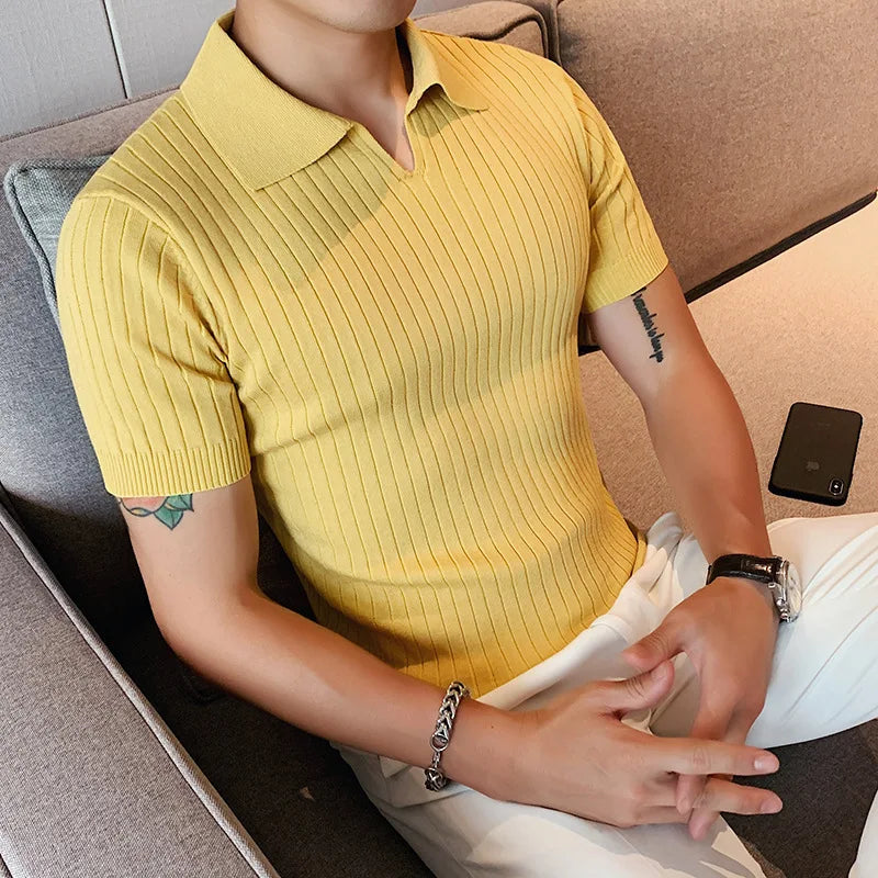 Santorini Vintage Slim Fit Polo Shirt