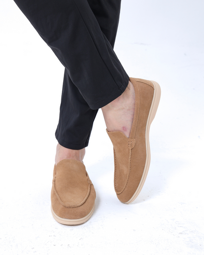 Old Money Slip-Ons Suede Loafers