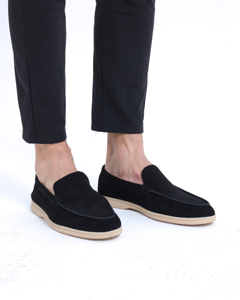 Old Money Slip-Ons Suede Loafers