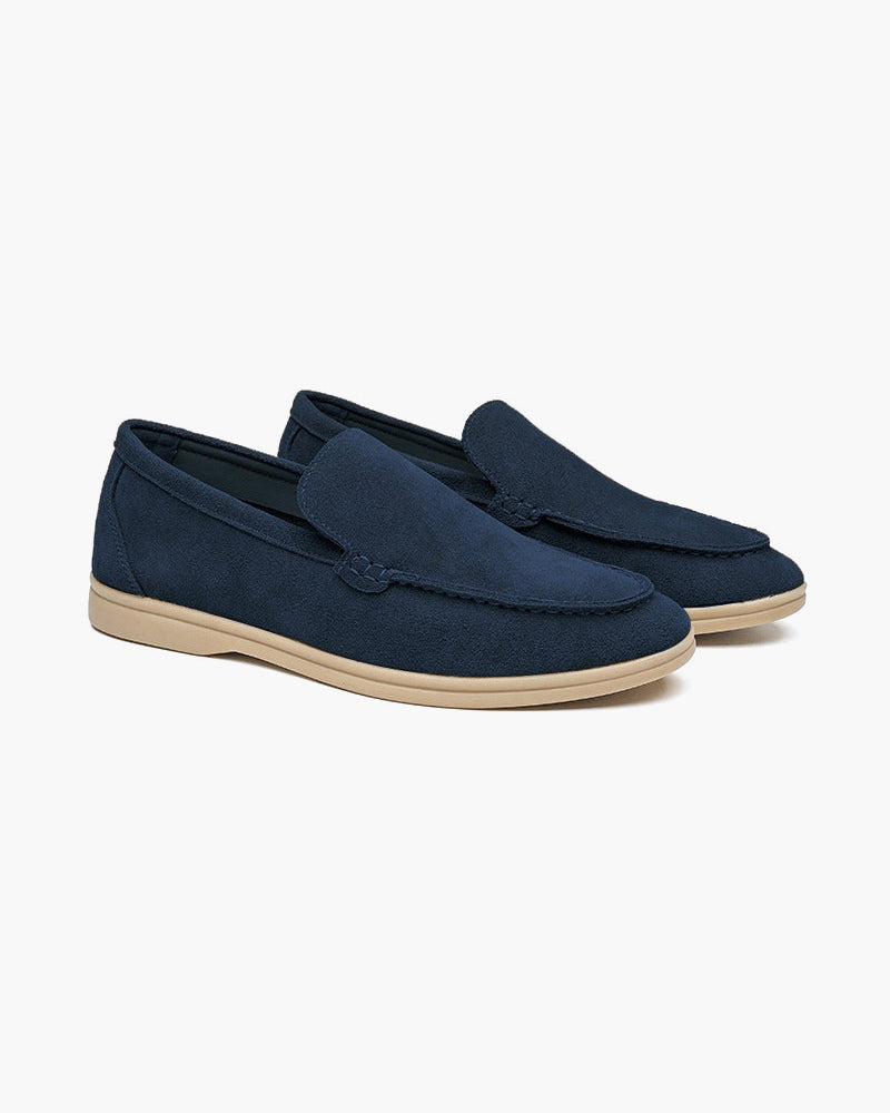 Old Money Slip-Ons Suede Loafers