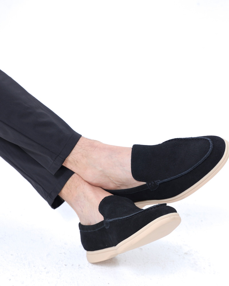 Old Money Slip-Ons Suede Loafers