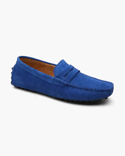 Suede Driver Loafers Slip-Ons Santorini
