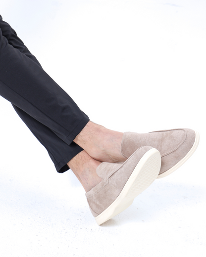 Santorini Old Money Suede Loafers