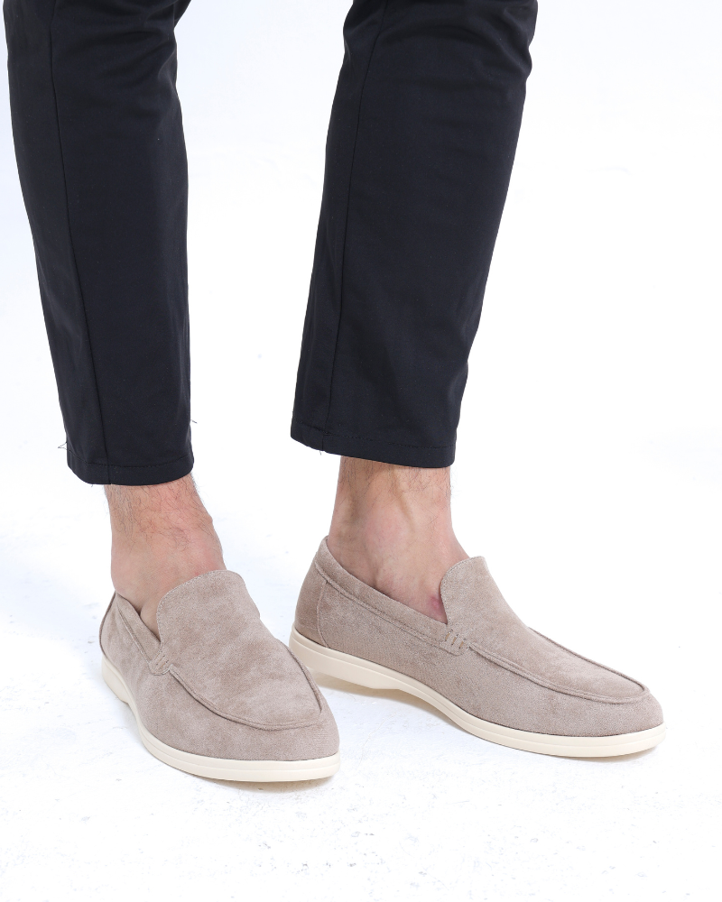 Santorini Old Money Suede Loafers
