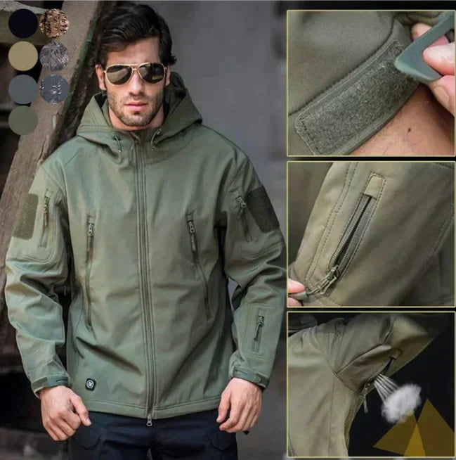 Giacca militare impermeabile