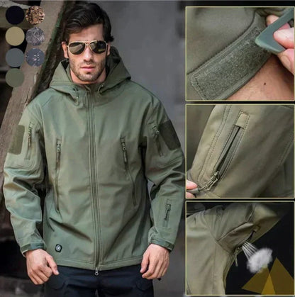 Giacca militare impermeabile