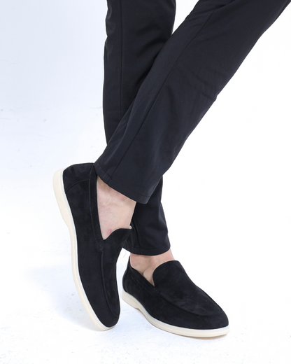 Santorini Old Money Suede Loafers