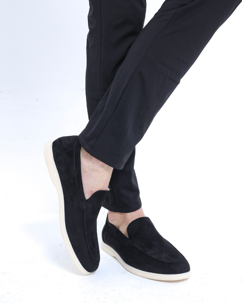 Santorini Old Money Suede Loafers