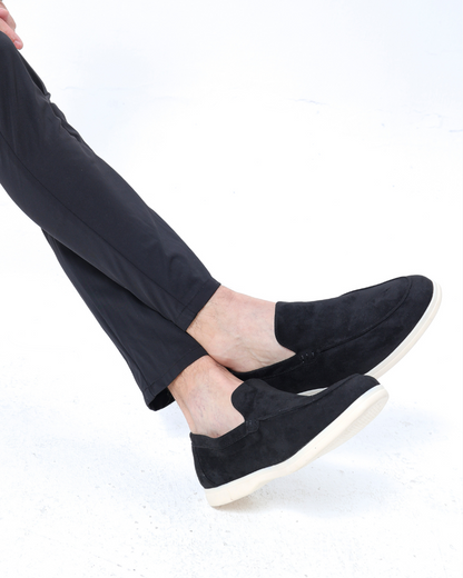 Santorini Old Money Suede Loafers
