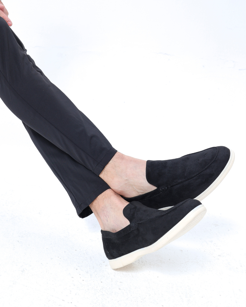 Santorini Old Money Suede Loafers