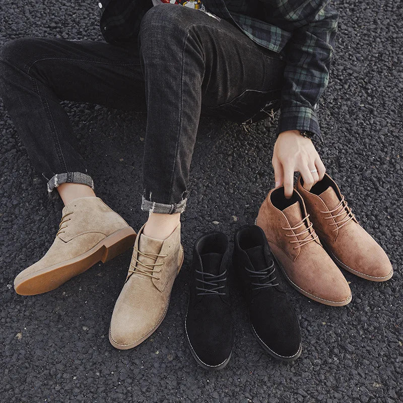 The Santorini British Suede Boot
