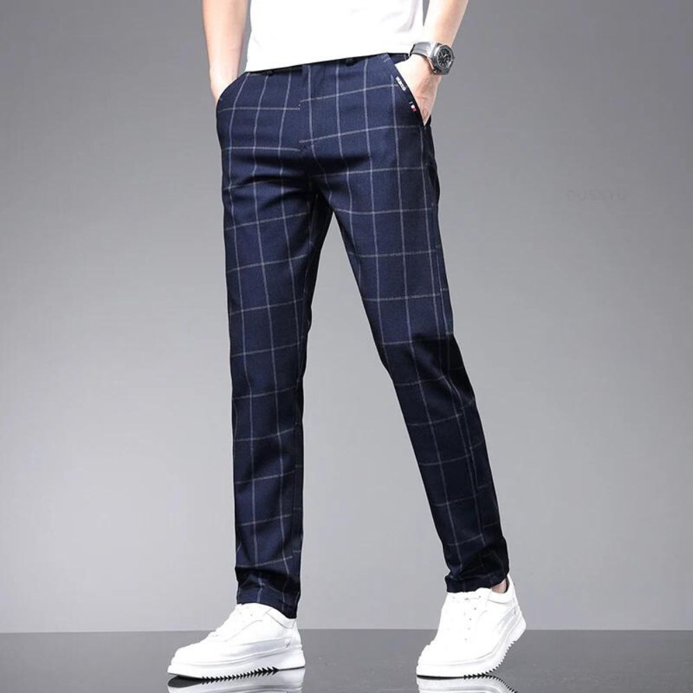Santorini Checkered Pants
