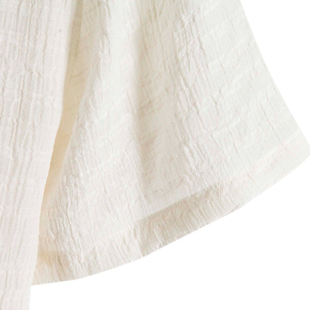 Santorini Beach Off White Short Sleeve Shirt