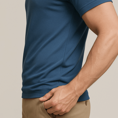 Santorini Ice Silk Polo Shirt