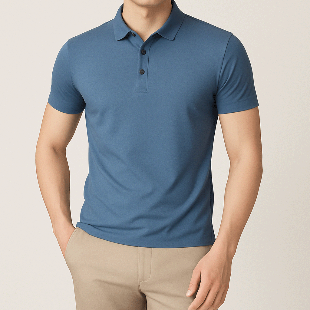 Santorini Ice Silk Polo Shirt