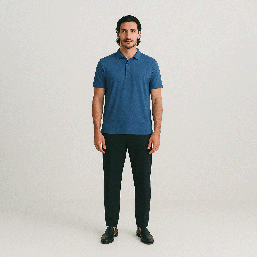 Santorini Ice Silk Polo Shirt