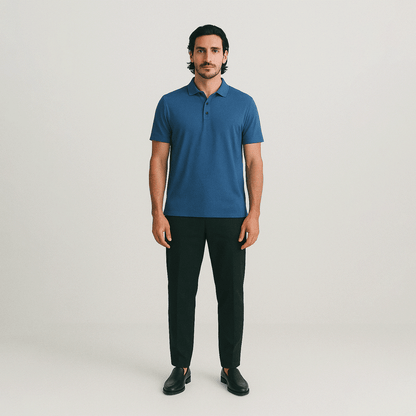 Santorini Ice Silk Polo Shirt