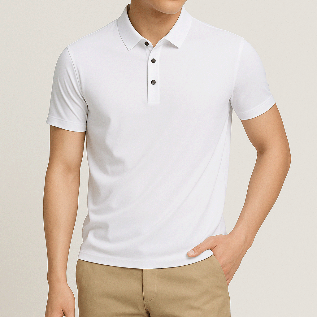 Santorini Ice Silk Polo Shirt