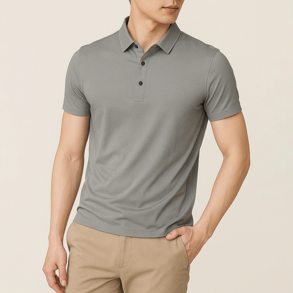 Santorini Ice Silk Polo Shirt