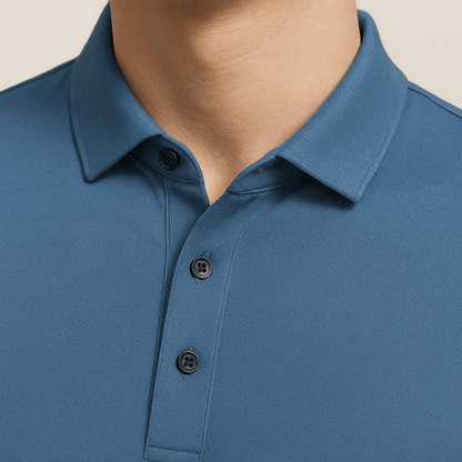 Santorini Ice Silk Polo Shirt