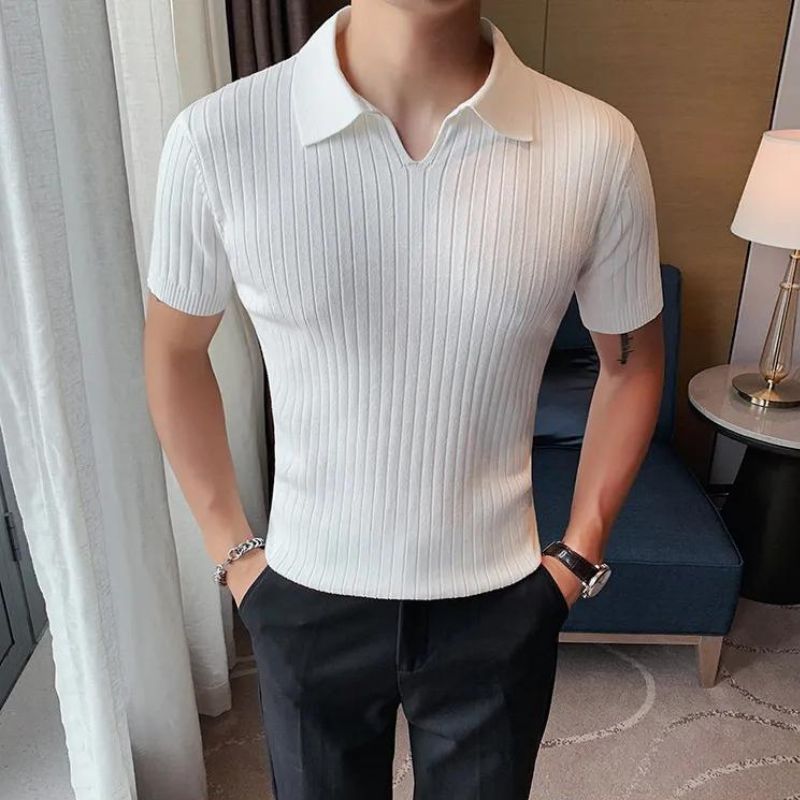 Santorini Vintage Slim Fit Polo Shirt