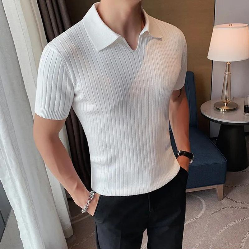 Santorini Vintage Slim Fit Polo Shirt
