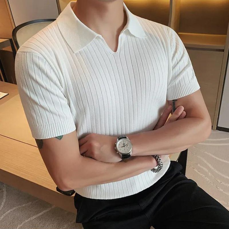 Santorini Vintage Slim Fit Polo Shirt