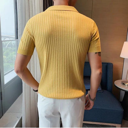 Santorini Vintage Slim Fit Polo Shirt
