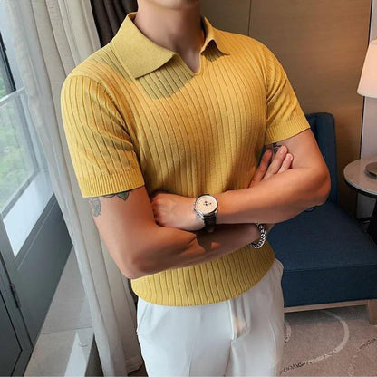 Santorini Vintage Slim Fit Polo Shirt