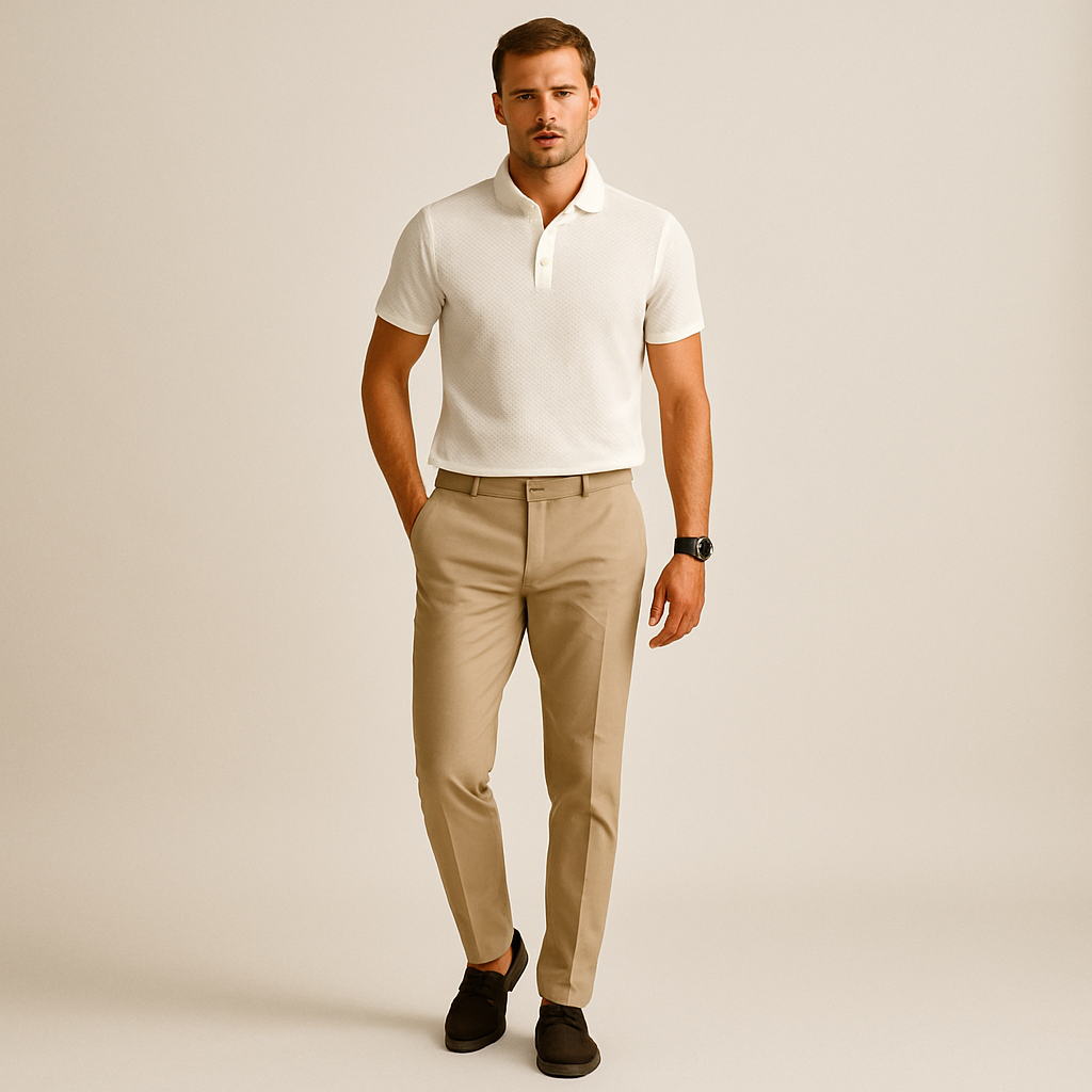 Fresh Silk Ice Polo Shirt (2-Pack + Free Watch)
