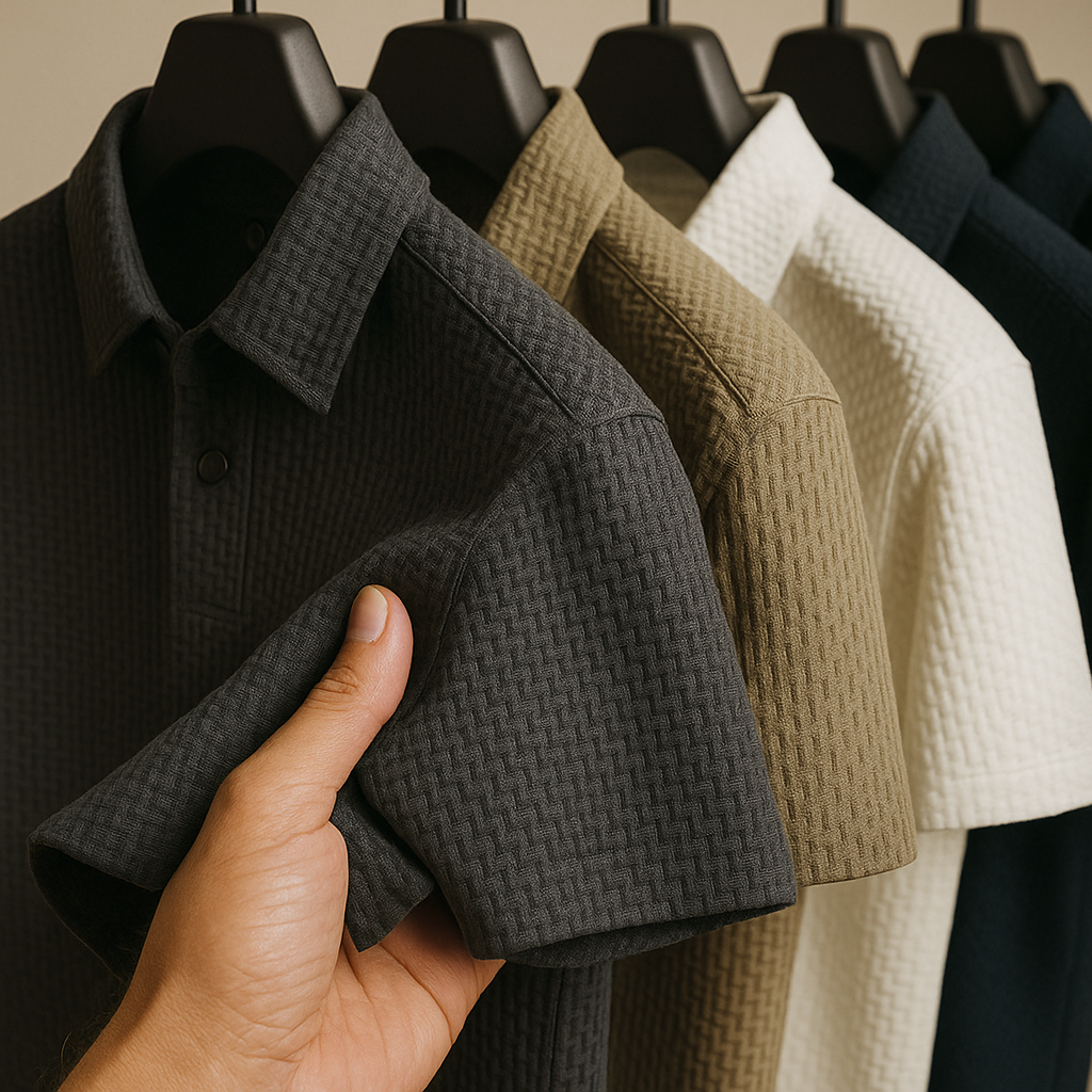 Fresh Silk Ice Polo Shirt (2-Pack + Free Watch)