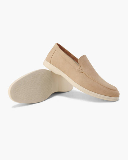Santorini Old Money Suede Loafers