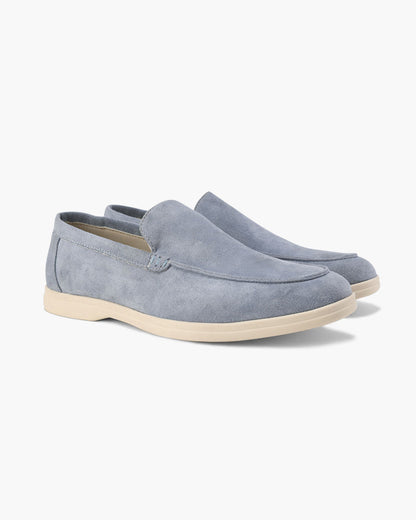 Santorini Old Money Suede Loafers