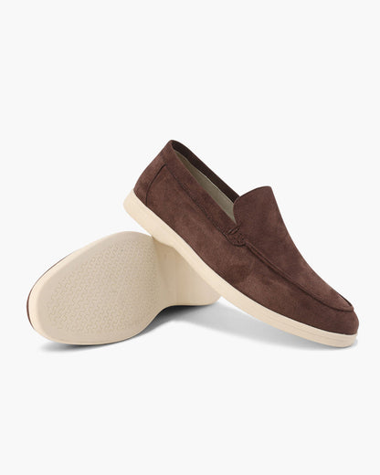 Santorini Old Money Suede Loafers