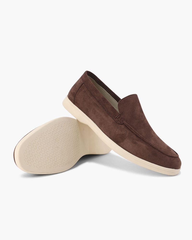 Santorini Old Money Suede Loafers