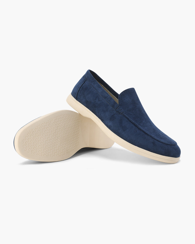 Santorini Old Money Suede Loafers