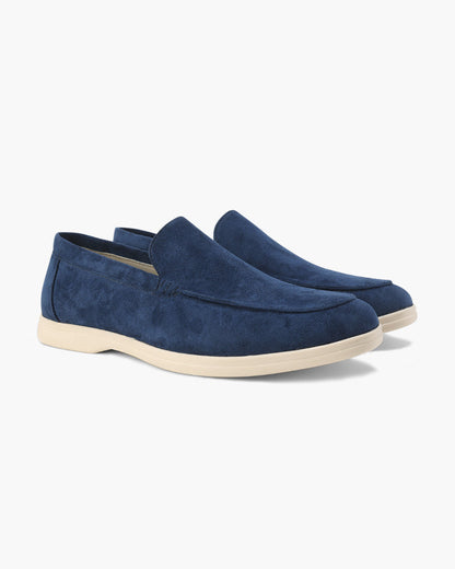 Santorini Old Money Suede Loafers