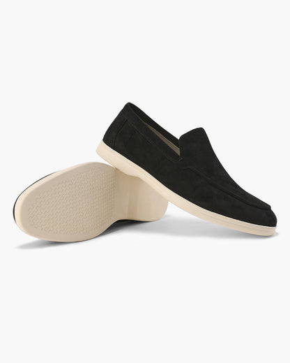 Santorini Old Money Suede Loafers