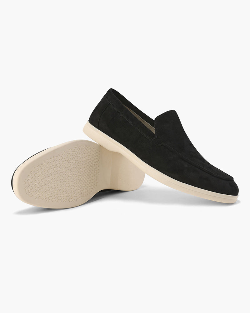 Santorini Old Money Suede Loafers