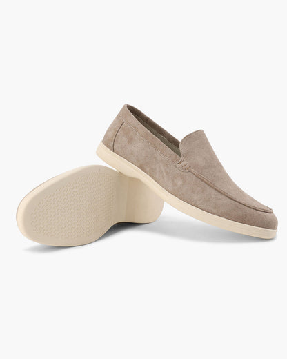 Santorini Old Money Suede Loafers