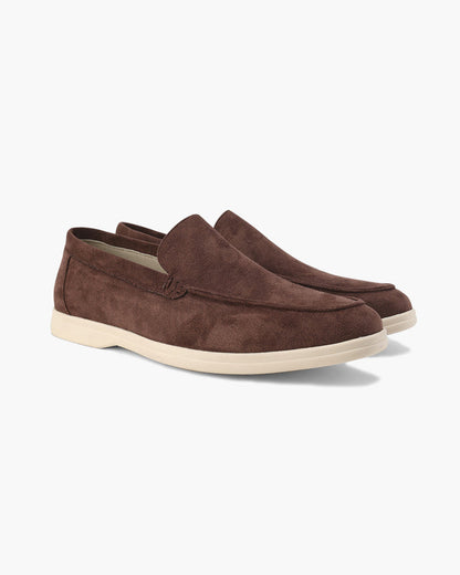 Santorini Old Money Suede Loafers