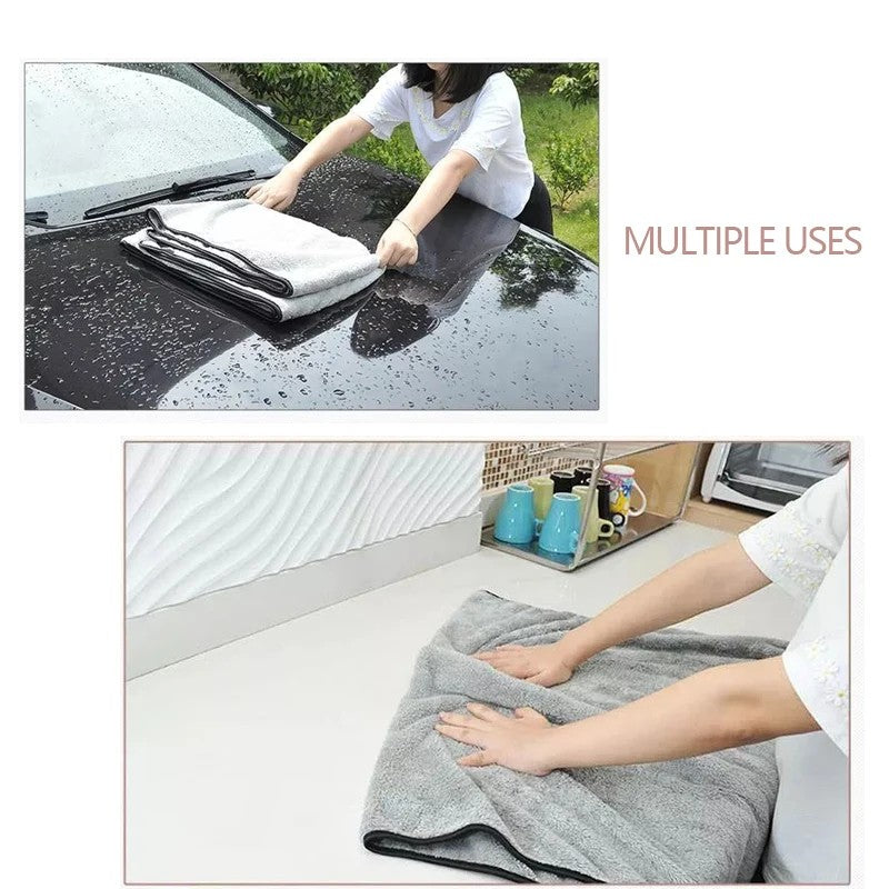 ZD MAX DRY -  Microfiber Auto Wash Towel Super Absorbency