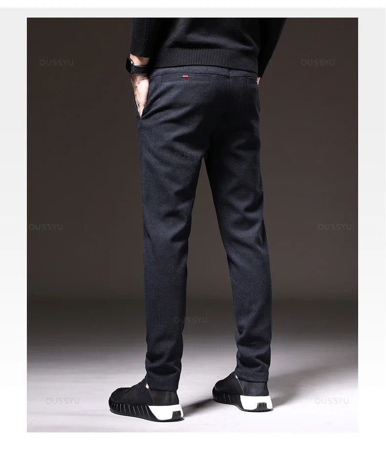 Pantaloni sportivi in tessuto spazzolato da uomo
