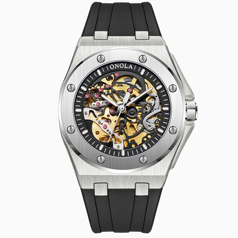 Orologio Poedagar Skeleton Oak